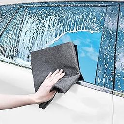 XIBO Glass Cleaning Towel Packof 3 Window Cleaning Cloths, Microfiber Cleaning Rag Reuseable Cloths to Clean Surfaces Mirror Glass, Large Cleaning Cloth for Dusting Cars Kitchen.-image-25