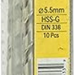 STANLEY STA50074B10-IN HSS 5.5mm Drill Machine Bit (Pack of 10)-28