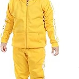Nirvartaya Unisex Zipper Hoodie And Trackpant Set For Kids (Girls & Boys)-image-16