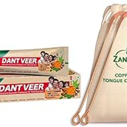 Zandu Dant Veer 200 Gm + Copper tounge cleaner-15