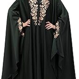 Neck and Sleeve Embroidered Irani Kaftan-image-88