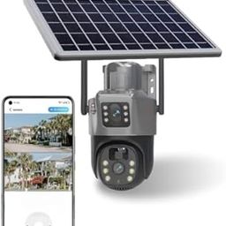 Fire Turtle Solar 5MP + 5MP Dual Lens Full HD CCTV Security Camera | 4G Enabled, 360° Rotating View, 10Ah Li-Ion Battery, Night Vision (Black) NO WiFi-picture-30