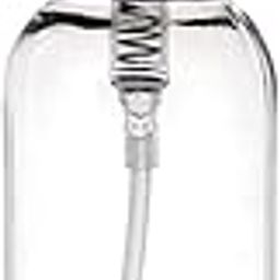 nsb herbals 50ml Clear Plastic Round Empty Refillable & Reusable Bottle with White Serum Pressed Pump Dispenser for Liquid, Lotion Cream, Shampoo, Cosmetic & Multipurpose (Pack of 3)-84