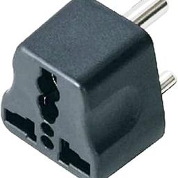 HAPPY-E US/UK/EU/AU International Universal Travel Plug Adaptor to Indian Normal Home 3 Pin/Flat to Round Adaptor (2)-17