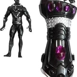 Black Panther Action Figure – Marvel Superhero Collectible Toy with Light-Up Infinity Gauntlet, Articulated Movable Joints, Premium Detailing – Great Gift for Kids & Fans-image-38