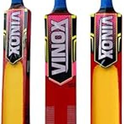 VINOX Cricket Bat [6.35x12.7 CM] | Full Size Bat for Cricket | Blade Material Poplar Willow | Perfect Grip & Lightweight Cricket Bat, Color Red (reddaimond)-image-92