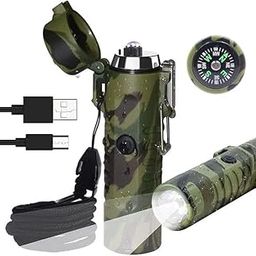 EsLife Plastic Waterproof Electric with 360°Flexible Long Neck, Outdoor Windproof Arc BBQ Grill USB Rechargeable Flameless Plasma Cool for Outdoor Lighter-picture-12