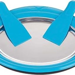 LOOM TREE® Rolled Ice Cream Maker with 2 Spatulas for Healthy Homemade Rolled Ice Cream Blue | Kitchen, Dining & Bar | Small Kitchen Appliances | Ice Cream Makers-image-23