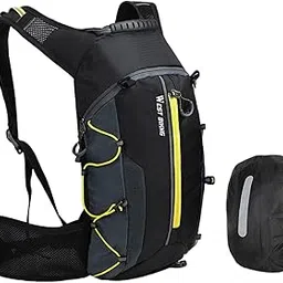 meadawgs 10L Cycling Backpack Hiking Daypack Rucksack Riding Daypack for Running Black Yellow-picture-16