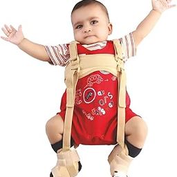 Flamingo Baby Safety Harness/Walking Assistant Belt for Baby Clour: Beige Size: L-picture-12