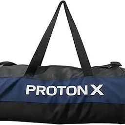 ProtonX Waterproof Gym Duffel Bag for Men & Women | 20L Sports & Travel Kit Bag with Shoe Compartment, Crossbody Adjustable Strap (Black & Blue)-image-34