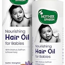 Mother Sparsh Nourishing Baby Hair Oil | Soothe & Nourishes Delicate Baby Scalp | Suitable Hair Oil for Newborns | Paraben Free, Sulphate Free- 100ml-image-36