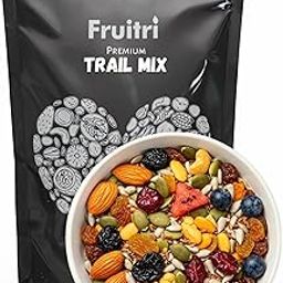 Fruitri Superfood Trail Mix 1kg- Roasted Almonds, Pumpkin, Sunflower, Watermelon, Flax Seeds, Black Raisins, Black Currant, Cranberries and Blueberries | Seeds mixdry & Dry fruits combo pack offer-image-28