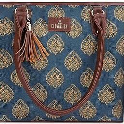 Percy Printed Handicraft Fabric Handbag for Women Office Bag Ladies Shoulder Bag Tote for Women College Going Girls-image-49
