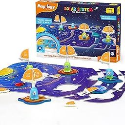 Imagimake Mapology Solar System Puzzle - Learning Aid And Educational Toy - For Kids Age 4 And Above (Solar System)-7