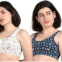 Airsoft Non Padded Sports Bra for Women | Active Wear Full Coverage Bra for Women | Comfy Full Coverage Lounge Bra |-image-3