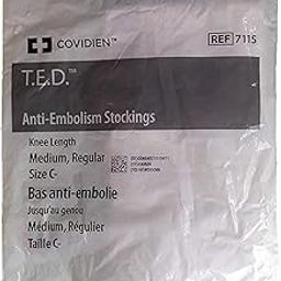 Stockings Knee Open toe Medium Regular White - 7115 Covidien-image-23