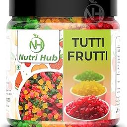 Nutri Hub Tutti Frutti for Cake | Tuti Fruti | Cherries | Cherry SWEET Toppings Cherries Cherries (400 Grams)-image-58