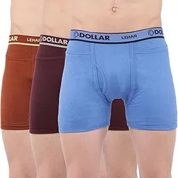 dollar Lehar Mens Combed Cotton Trunk - Actual Colour May Vary-picture-14