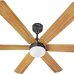 Longway Luminair Max 1200 mm BLDC Ceiling Fan with Remote Control & LED Light|BEE 5 Star Rated Energy Efficient|Ultra High Speed 6 Blade Anti-Dust Decorative|5 Years Warranty (Golden Birch, Pack of 1)-image-57