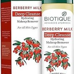Biotique Berberry Milk Deep Cleanse Hydrating Makeup Remover For All Skin Types, 120ml-40