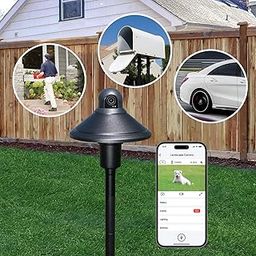 Smart Landscape Camera Path Light with Camera, 1080P, Wide Viewing Angle, Motion Detection,Security Camera,Night Vision, 2-Way Talk-image-74