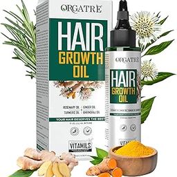 ORGATRE 28 Herbal Oils in One Hair Oil - Promotes Hair Growth, Reduces Hair Fall & Dandruff - Unisex, Green, Herbal, Fresh, Minty, Men's Hair Growth Oil - 100ml-image-11