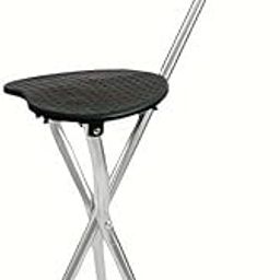 Folding Walking Cane with Seat – Lightweight & Sturdy Travel Cane Chair for Seniors, Adjustable Height, Anti-Slip Base – Portable Walking Stick with Comfortable Seat for Elderly & Disabled-28