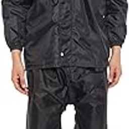 Men's Polyester Adjustable Hood Waterproof Raincoat Or Rainsuit Set - Includes Casual Style Top And Bottom.-25