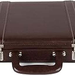 Faux Leather Briefcase Laptop Compartment Expandable Features High-Security Combo Number Lock Briefcase Bag for Men-picture-0