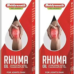 Baidyanath Asli Ayurved Nagpur Rhuma Oil | Pain Relief Oil Joint Pain | (100ml) Pack Of 2-image-16