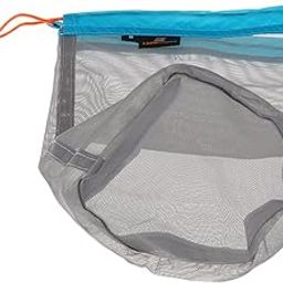 THE STYLE SUTRA Ultra-Light Mesh Stuff Sack Storage Bag for Travel Camping S Sky Blue-image-6