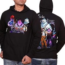 Inferno JINGWOO Arise 2 Printed Unisex Hoodie's for Men & Women Black-image-2