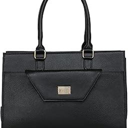 FERO - Laptop & Travel Tote for Women | Vegan Leather Laptop Bag | Work Tote with Detachable Wallet | Office Travel Business Trip Bag-image-15