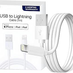 AILKIN CABLE Apple MFi Certified iPhone Charger Cable, Apple Lightning to USB Cable Cord, 2.4A Fast Charging, Apple Phone Long Chargers for iPhone 14/13/12/11/ X/XS/XR/8/7/6/SE Plus Pro Max Mini-picture-7