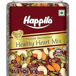Happilo Premium Healthy Heart Mix Jar 900g, Almonds, Cranberries, Cashews, Salted Pumpkin and Amla, Essential Nutrients like Fiber and Antioxidants-image-28