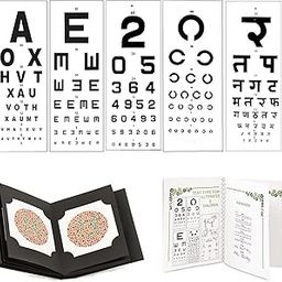 Ishihara eye test chart book 38 plates for color deficeiency || adults and professionals color vision book || eye test book (ishihara book with eye vision chart (Pack of 5) & near vision book)-image-24
