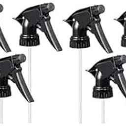 Black Plastic Trigger Spray Bottle Nozzle Head | Adjustable Spray Gun Sprayer for Home, Salon & Office Use, for Cleaning, Hair Care, and Plant Watering | Pack of 3-image-84