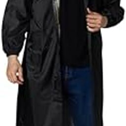 Rolex Real Raincoat Classic for Men – Seam-Sealed Long Waterproof Raincoat with Textured Fabric, Adjustable Belt & Hood | Cross Pockets, Double Storm Flap with Chain Cover, Zippers & Velcro Closure-image-44