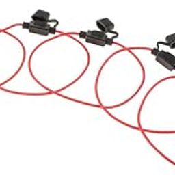 MILAAN 5 Pieces Car Boat Truck Mini Blade Inline Fuse Holder with 16AWG Copper Wire-26