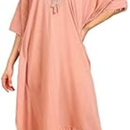 Womens Striped Viscose Dobby Kaftan with Beads Work-picture-42