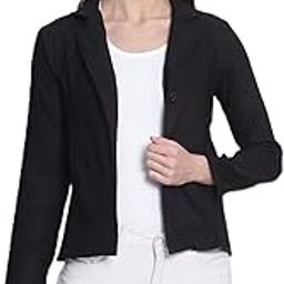 hrikshika fashion HIRIKSHIKA Fashion Full Sleeve Regular Fit Solid Women Cotton Blazer-picture-26