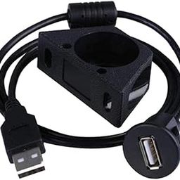 LOOM TREE Car Dash Board Mount USB 2.0 Male To Female Socket Panel Extension Cable 1m| Computer Cables & Connectors | USB Cables, Hubs & Adapters-97