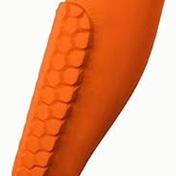 SAZ DEKOR Soccer Shin Guards Football Leg Sleeves for Teens Adult Softball Volleyball Orange L-image-29