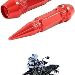 LOVMOTO Universal 2PC Spiked Aluminum Stem Valve Caps Dustproof Tire Wheel Stem Caps for Cars,SUVs,Trucks Bicycles and Motorcycles Comfortable with Tig-er 800-image-87
