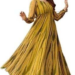 Women's Silk Anarkali Gown Set with Dupatta, Maroon, Full Sleeve, Floor Length-image-70