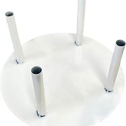 UJEAVETTE Flower Pole Display Stand Base Standing Flower Arrangement for Wedding Event Four Poles-0