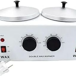 SAZ DEKOR Double Pot Wax Warmer Portable Melter Machine for Hand and Feet SPA Epilator-image-87