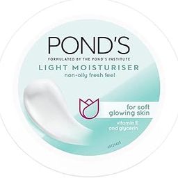 POND's Light Moisturizer For Soft, Glowing Skin, With Vitamin C, E & Niacinamide, 24Hr Hydration, Lightweight Non-Oily Cream, Spreads Easily, 100 Ml-5