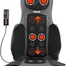 beatXP PowerHeal Go Car Seat Massager Chair for Full Body Pain Relief with Infrared Heat Therapy, Body Massager Chair with Shiatsu, Kneading and Vibration Back Massager Machine for Pain Relief-image-94
